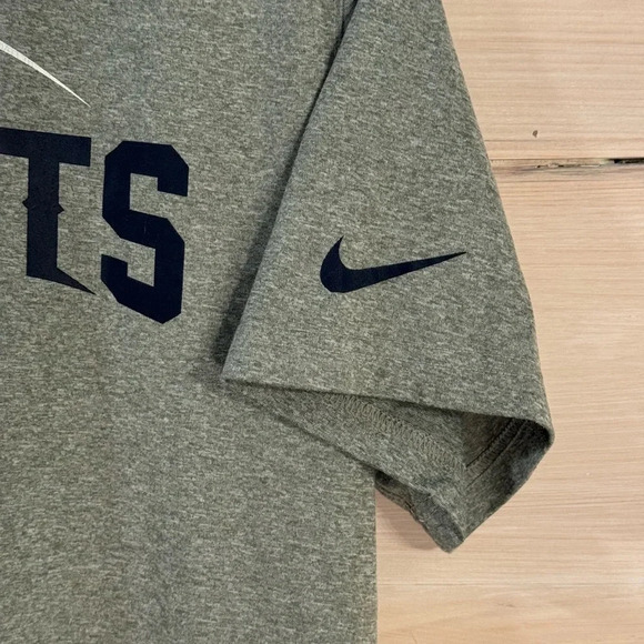 Men’s Nike Gray New England Patriots Dri-Fit T-Shirt Medium - Picture 3 of 6